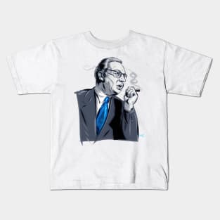 Alexander Korda - An illustration by Paul Cemmick Kids T-Shirt